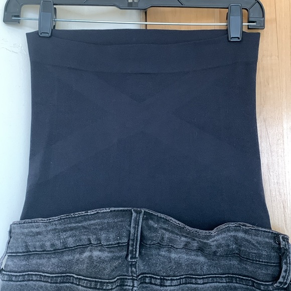 Blanqi Charcoal Maternity Skinny Jeans Dark Denim  $128 NWT size 4 - Picture 8 of 8